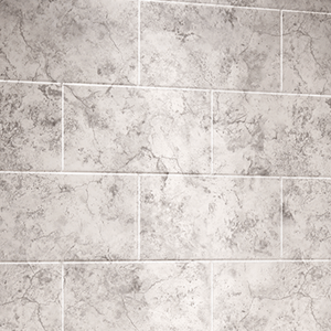 11x20 stone tile-look acrylic wall pattern