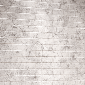 Subway stone tile-look acrylic wall pattern